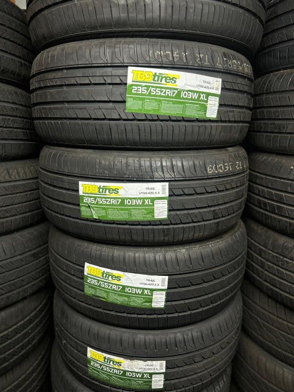 235/55/17 tbb new set of tires in stock