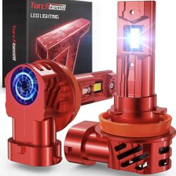 Torchbeam H-11 H-9 H-8 High Output 65000LM LED Bulbs, 6500K White, Compact Plug & Play Design, Pack of 2  Brand Torchbeam Light Source Type LED Color 