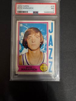 1974 Topps Pete Maravich #10 PSA 7 NM