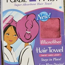 Hair Towel (Pink) NEW IN BOX/UNUSED