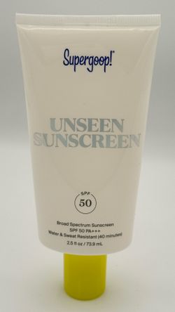 Supergoop!   Unseen Sunscreen SPF 50 Invisible Sun Protection 2.5 Oz exp-10/2026