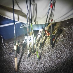 Fishing Poles Tons Of Tackle