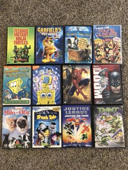 Lot of excellent condition kid DVDs