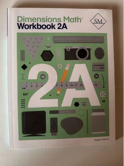 Singapore dimensions math workbook 2a