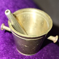 Brass Mortar & Pestle