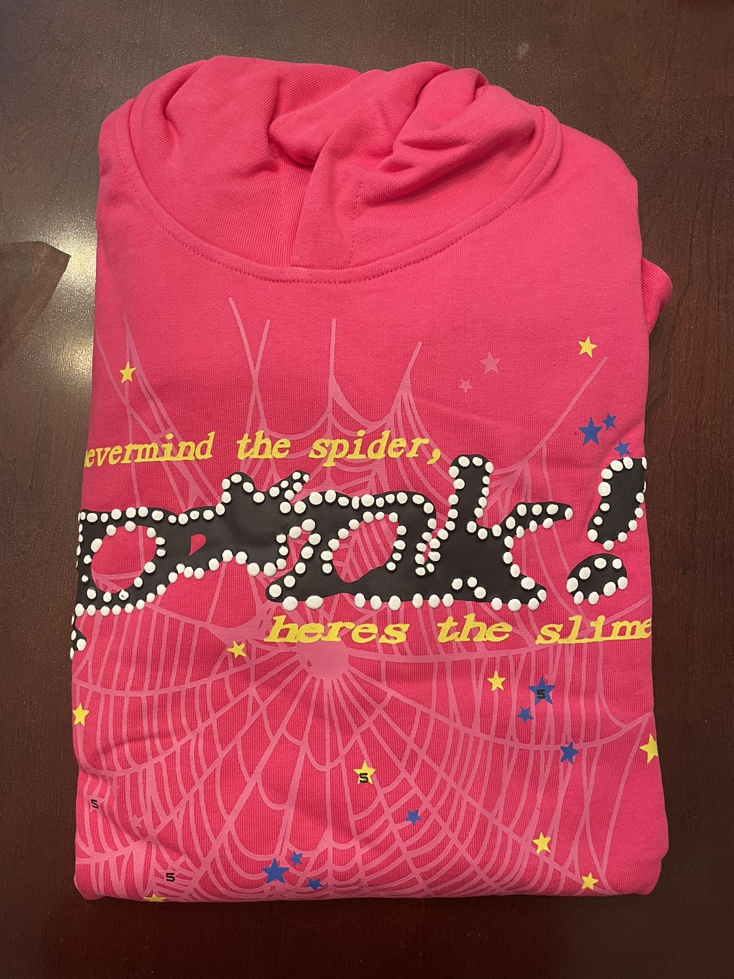 Pink Spider Hoodie Medium, Never Worn
