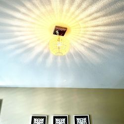 Beaded Ceiling Light Fixture For Bedroom