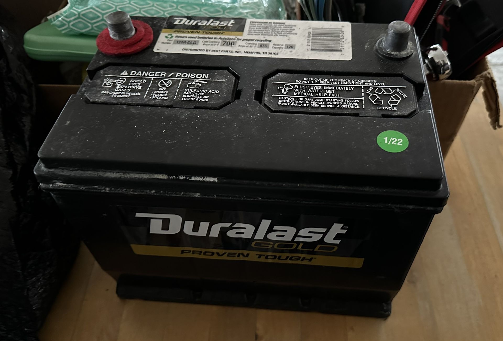 Duralast Gold 124R-DLG 700 CCA battery