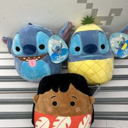 3 squishmallow 7.5”