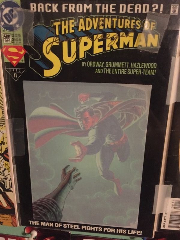 Signed Superman comic