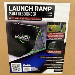 Brand New Franklin Sports Launch Ramp Soccer Trainer