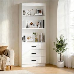 Bookshelf with drawers