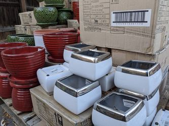 10/17 - Get Your Plants inside Some New Pottery - Glazed Pots for Sale