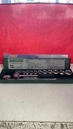 American Tool Exchange 17-Piece 1/2" Drive Socket Wrench Set