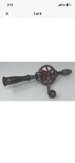 Vintage Millers Falls No. 2B Eggbeater Hand Drill Woodworking Carpenter Tool