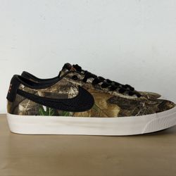 Nike SB Blazer Low Pro GT PRM Black Camo Realtree Shoes DO9398 001 Men’s Size 10.5