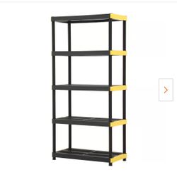 Plastic Garage Storage Shelving 