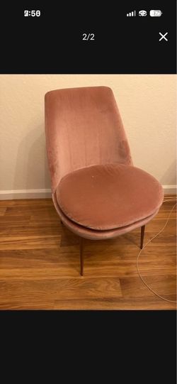 West Elm Finley Dining Chairs Set of 4 velvet pink mauve