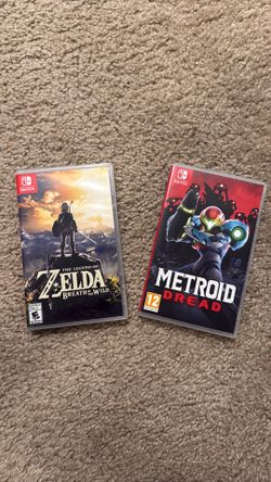 Zelda BotW & Metroid Dread (Nintendo Switch)