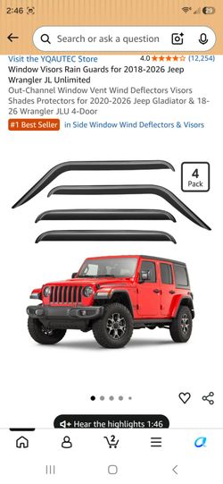 19 jeep wrangler rain guard