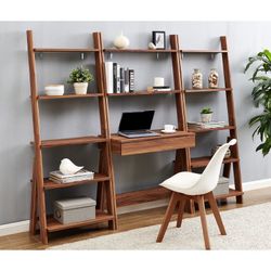 Bookshelf with Desk
