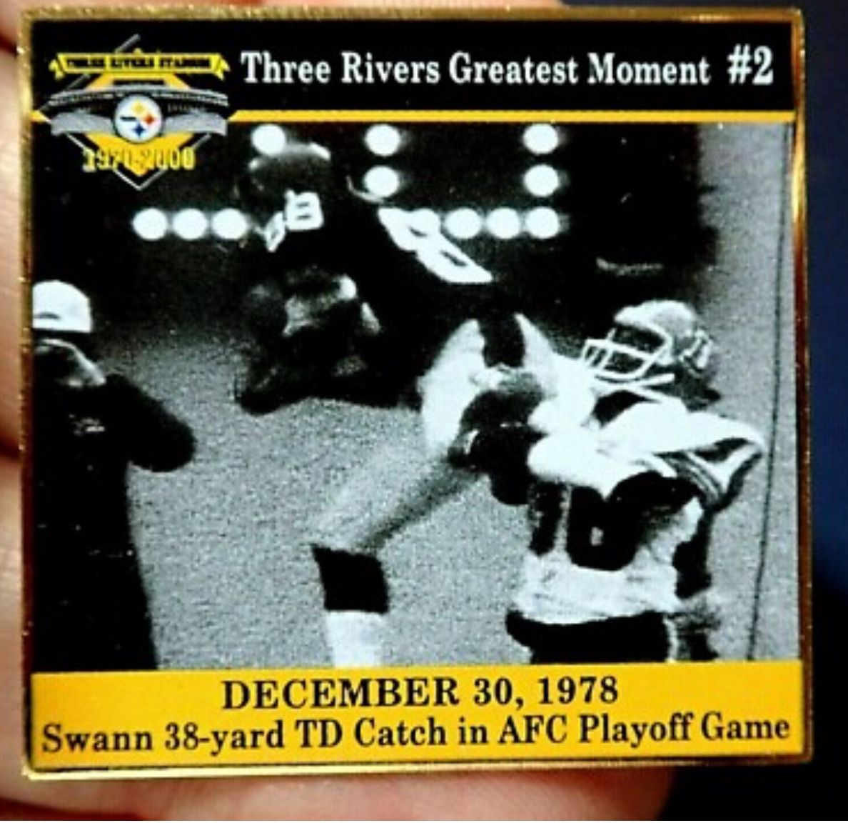 Vintage Three Rivers Greatest Moment #2," which features Lynn Swann