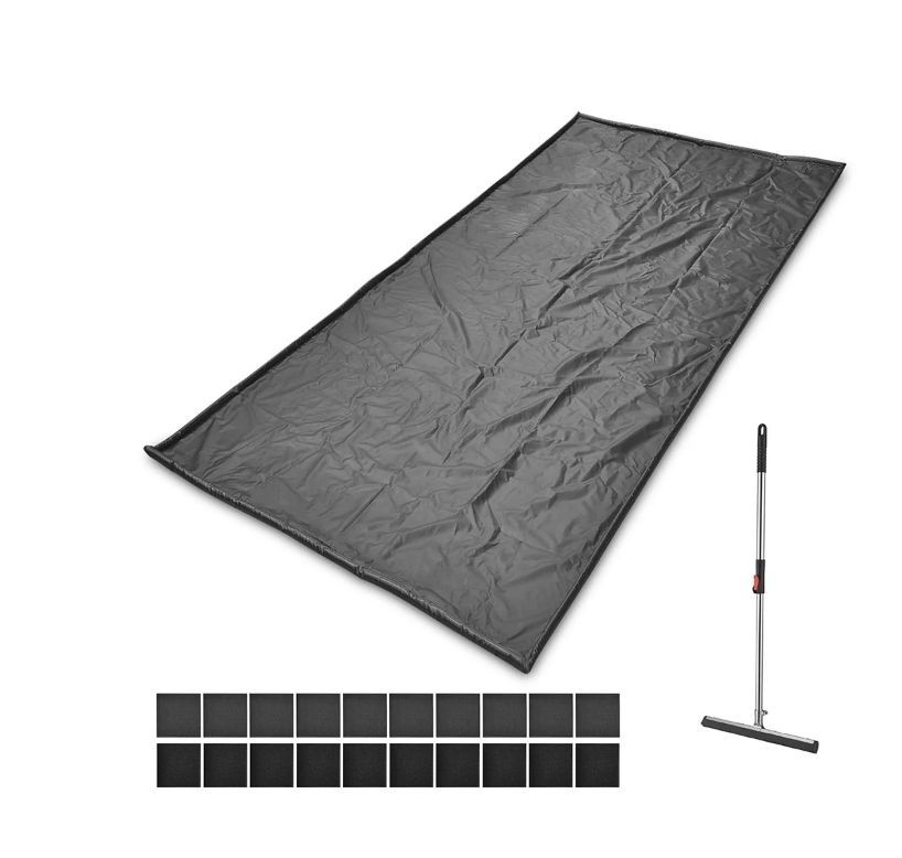 Garage Floor Containment Mat for Snow 7.8x16ft - Remodeling Needs - Spring Season Sale