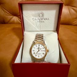 Carnival 1986, Men's Watch, Automatic Mechanical, NWT