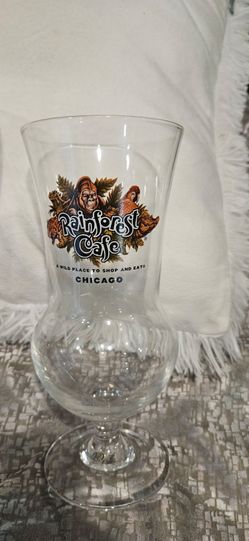 Rainforest Cafe hurricane glass