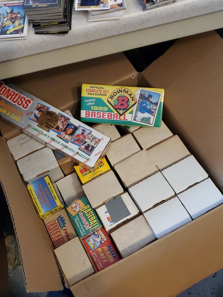 200lbs of Baseball Cards - 70's To 90's