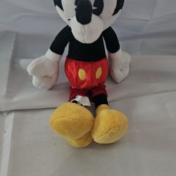 Disney Parks Plush Mickey Mouse 12" Plush Authentic Original Stuffed Toy