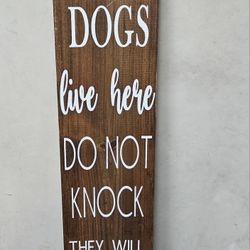 Dog Sign