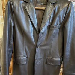 Men’s Genuine Leather Blazer Jacket  40r