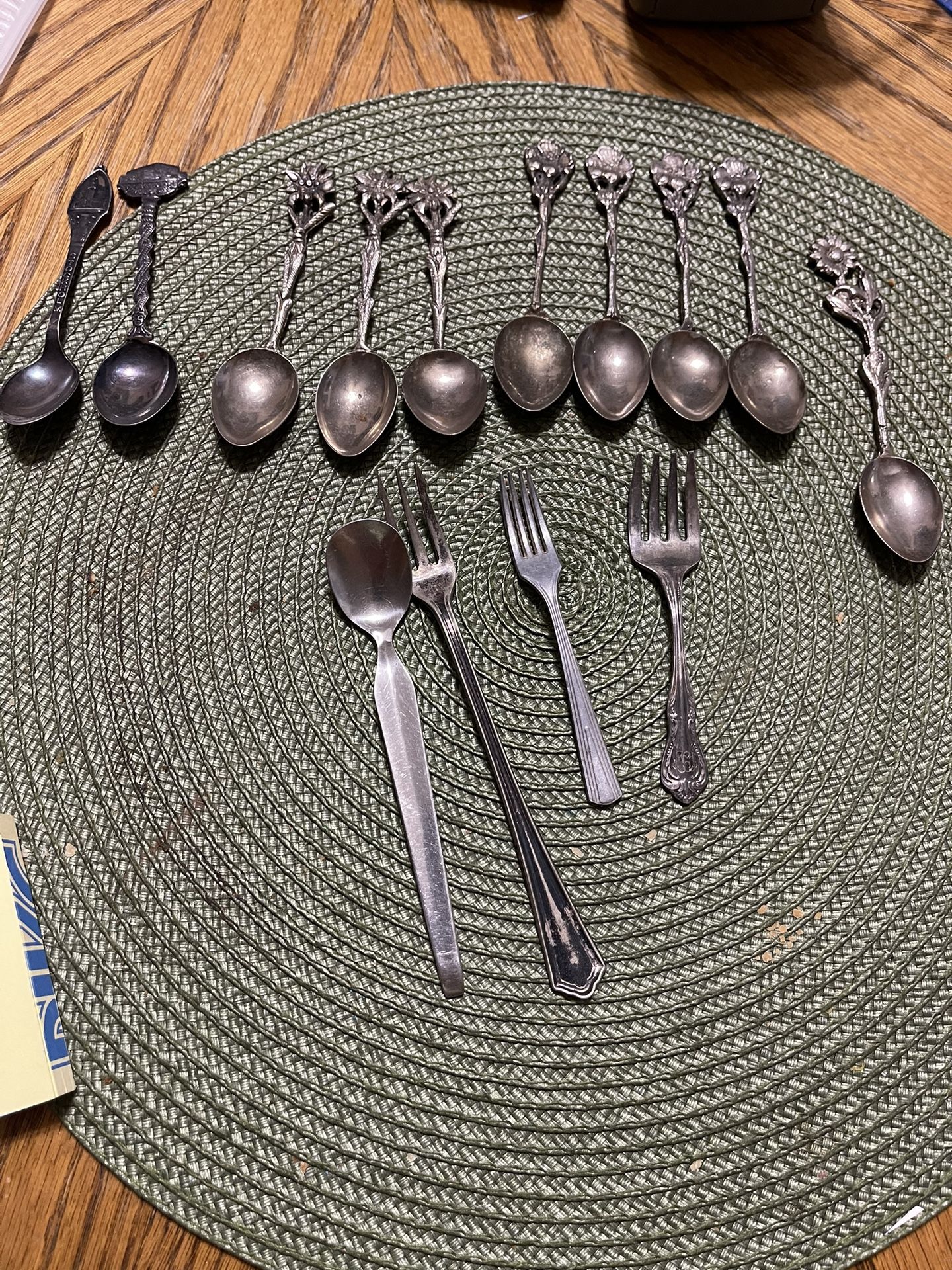 Decorative Spoons And A Few Forks