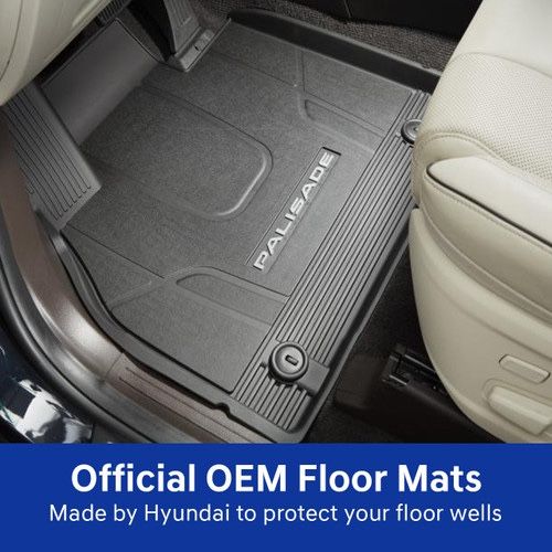 2020-2025 Hyundai Palisade All Weather Floor Mats - 3 ROWS