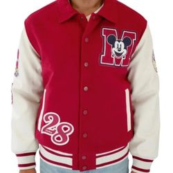 Disney Varsity Jacket (Red)