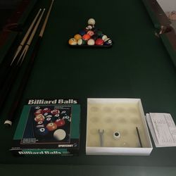 Pool Table + Equipment For Sale!