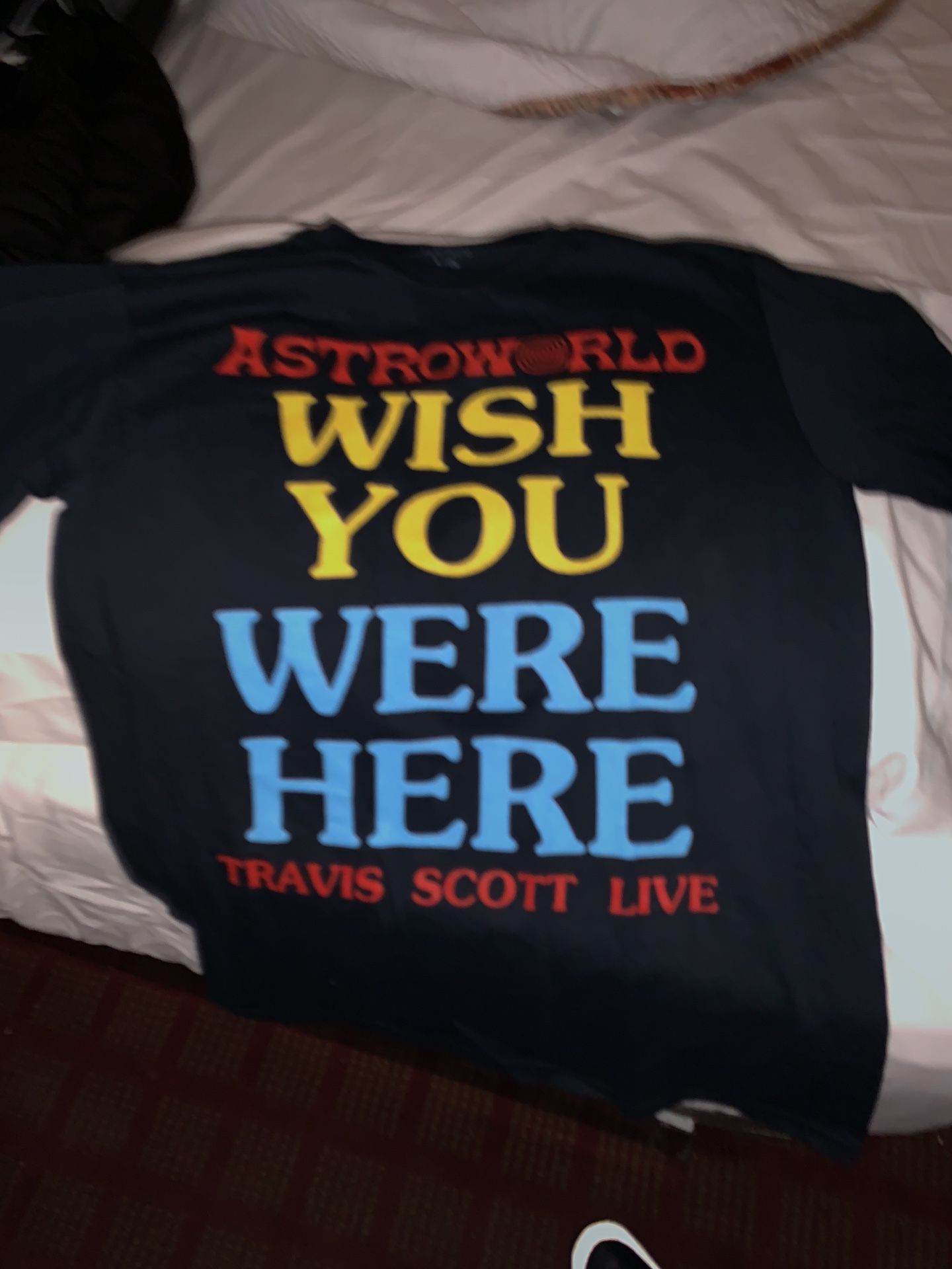 Travis Scott long sleeve “wish you were here” tour .