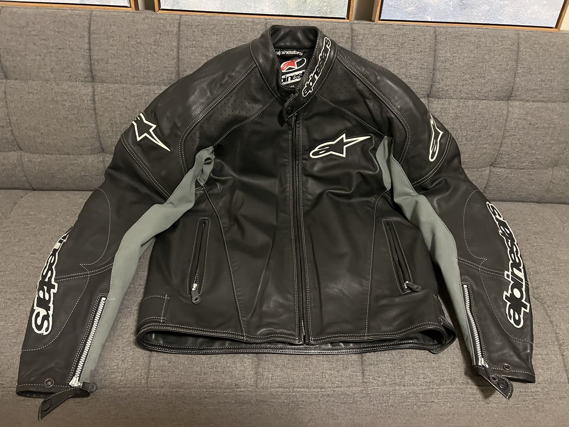 Alpinestars  TZ-1 leather Motorcycle Jacket