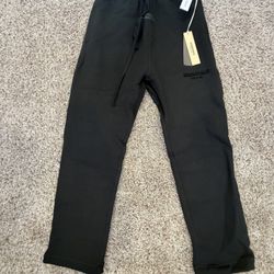 Essentials Black Sweats