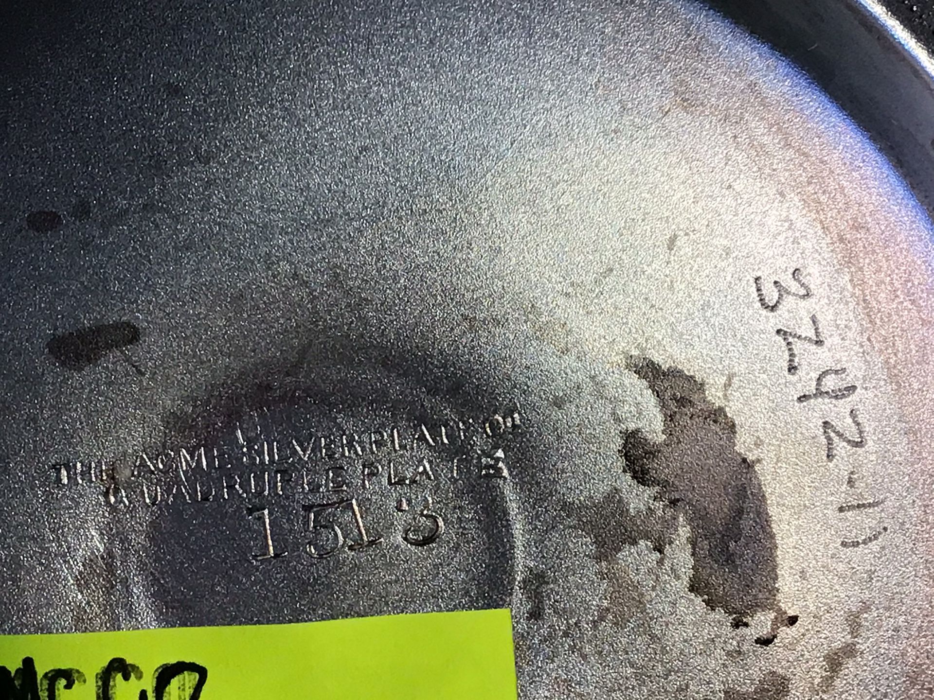 The acme silverplate goblet