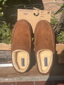 Dockers Men's Moccasin Slippers Size M