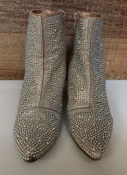 Size 9 Forever Rhinestone boots