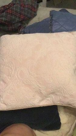 pink pillow sham