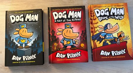 NEW** Dog Man 3 Book set