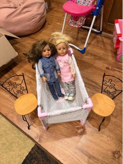 Dolls, Playpen, Doll Chairs