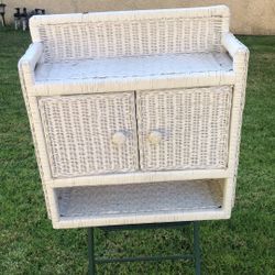 Wicker Storage Shelf