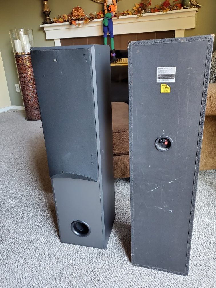 SONY SSMF315 FLOORSTANDING SPEAKERS for Sale in Lakewood, WA OfferUp