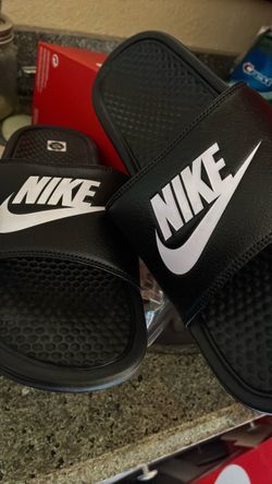 Nike Benassi Slide Sandals Black
