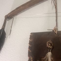 Bow And  Back Quiver By Lakota Artist 